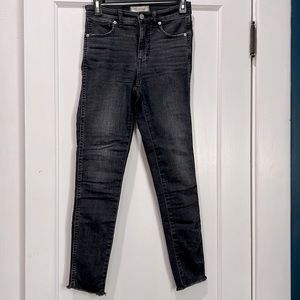 Madewell 10” High Rise Skinny Crop Jeans, Size 24 Tall